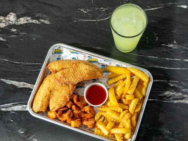 2 Fish & 10 Shrimp.