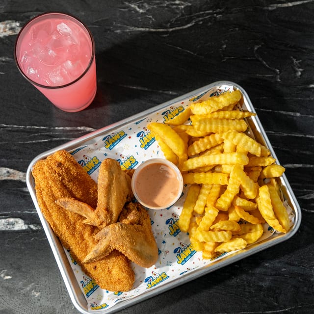 Combo #2: 1pc Fish & 2pc Wings or 2pc Leg N' Thigh.
